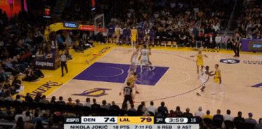 湖人加时逆转掘金 约基奇空砍24+16+14