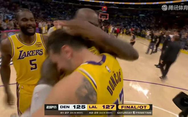 湖人加时逆转掘金 约基奇空砍24+16+14