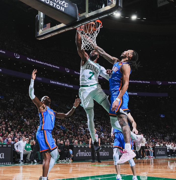 凯尔特人逆转雷霆布朗力压亚历山大成关键先生